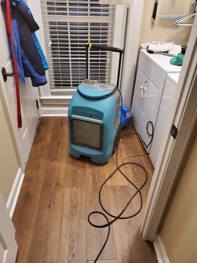 Commercial dehumidifier deployed for Flood Damage Cleanup in Posen