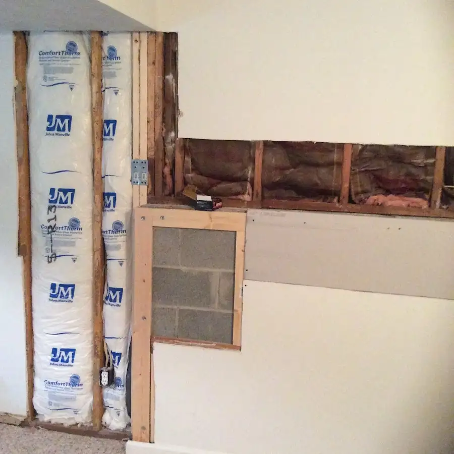 Wall insulation replacement during Odor Removal & Deodorization in Posen